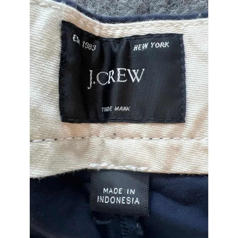 J.Crew 7” Stretch Chino Shorts Men’s 30 Blue Cotton NWOT